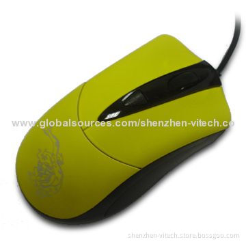 Adjustable 400 to 2,800DPI 5D Game Mouse with Ergonomic Design, Double Fire Click Key